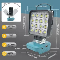 Рабочий свет светодиодный наружный инженерный свет подходит для makita Makita bl1830 литиевая батарея usb-c быстрая зарядка