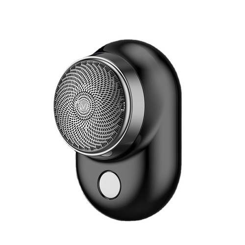 Factory-supplied mini portable electric razor, shaving and beard trimmer, rechargeable, men's full-body washable, dry and wet two-in-one use.