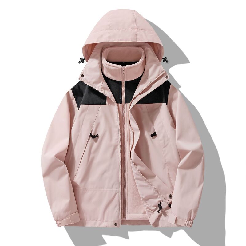 1990 North Face Same Style Jacket for Men, Windproof, Waterproof, Warm, Three-In-One Detachable Two-Piece Workwear for Women