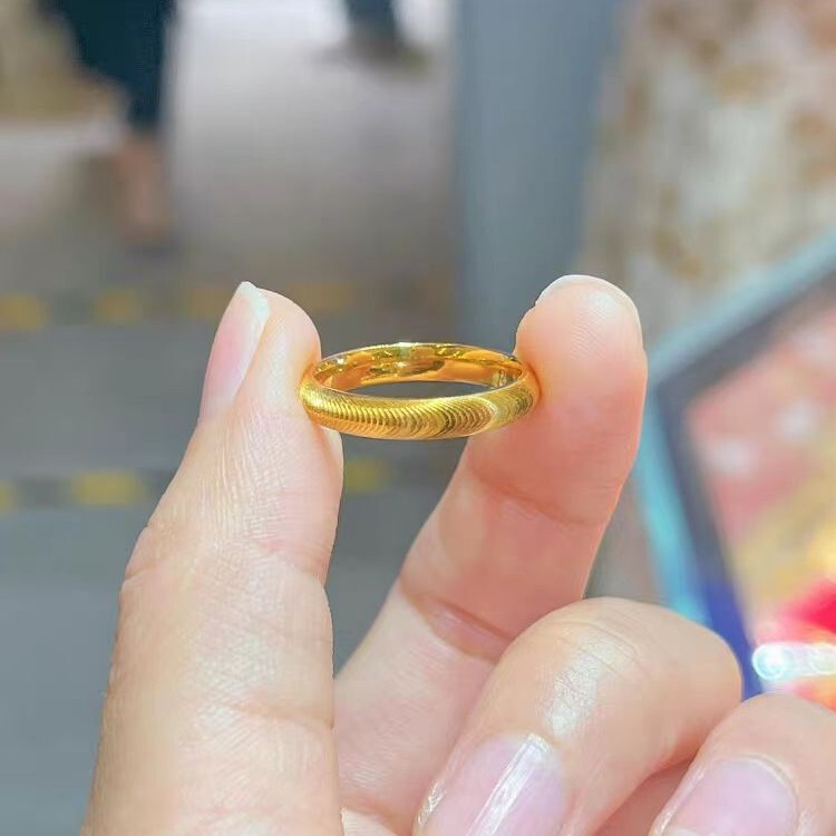 沙金饰品新中式轻奢国潮风猫眼戒指女款设计百搭小众高级感首饰品|undefined