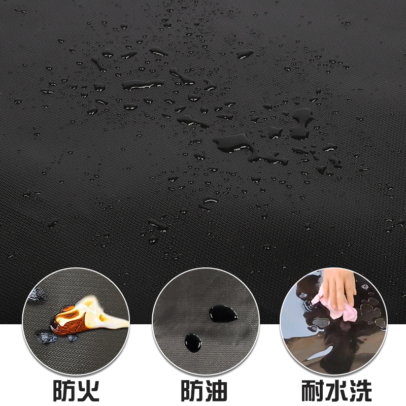 Alfombrilla para barbacoa de camping al aire libre de 48 pulgadas Alfombrilla para lavabo de fuego Alfombrilla para fogón de horno resistente a altas temperaturas Alfombrilla protectora de silicona de fibra de vidrio