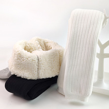 女童连裤袜冬季加绒加厚宝宝小童打底袜九分儿童保暖打底裤袜冬天