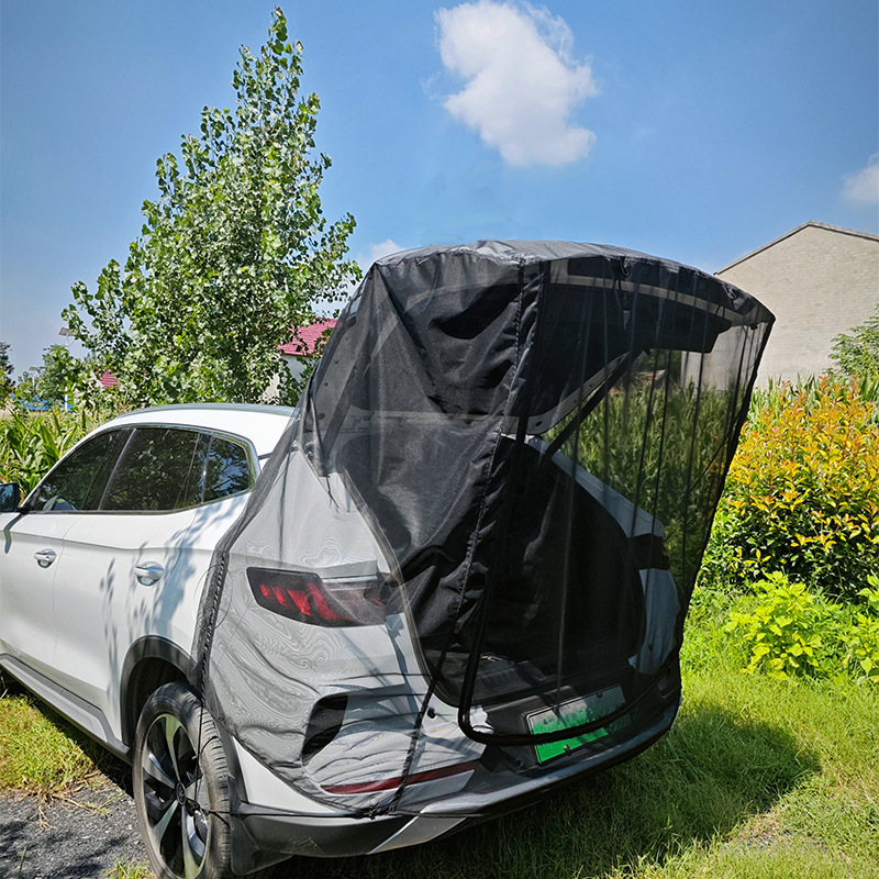 Car Anti-Mosquito Curtain Sunshade Car Rear Door Magnetic Magnetic Trunk Mesh Screen Tailgate Mosquito Net