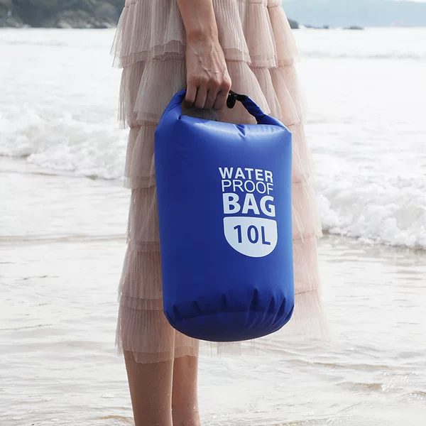 Cross-Border Portable Waterproof Bag Outdoor Rafting Swimming Dry and Wet Separation Leisure Travel Shoulder Moisture-Proof Crossbody Bag
