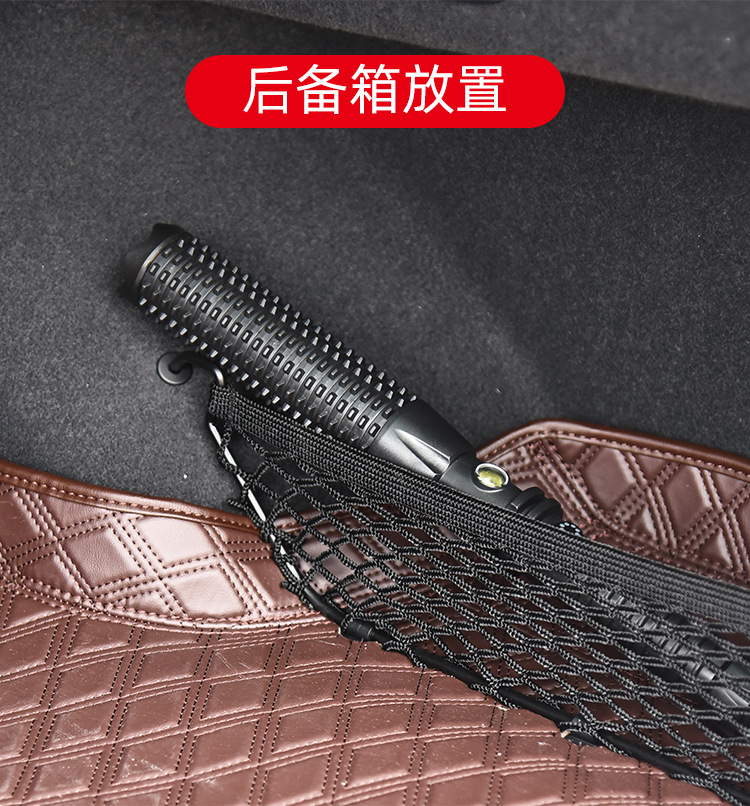 Strong Light Mace Flashlight Baseball Bat Fire Security Emergency Multi-Functional Waterproof Rechargeable Strong Light Wholesale