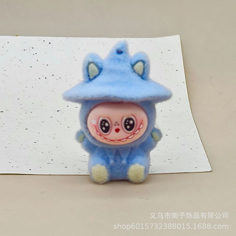 植绒魔术帽布布羊萌粒摆件卡通可爱桌面装饰品潮玩公仔创意小挂件|undefined