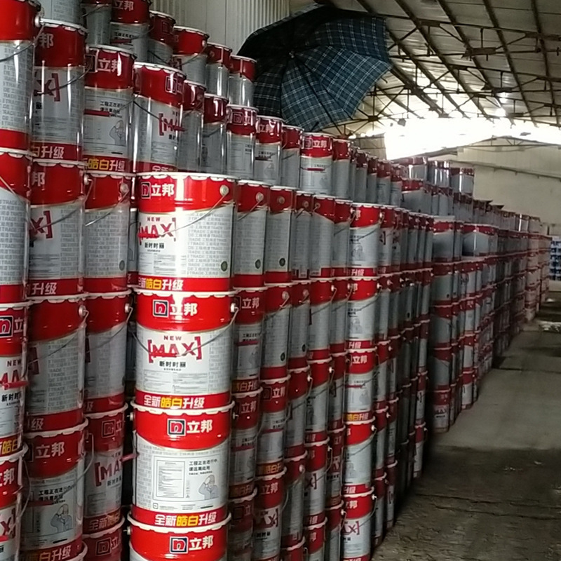 立邦乳胶漆 新时时丽内墙涂料 白色工程装17L/桶立邦漆乳胶漆批发