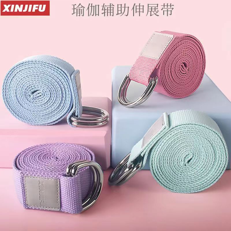 Factory yoga stretch belt humpback stretch band stretch belt aerial yoga rope iyangge auxiliary yoga supplies