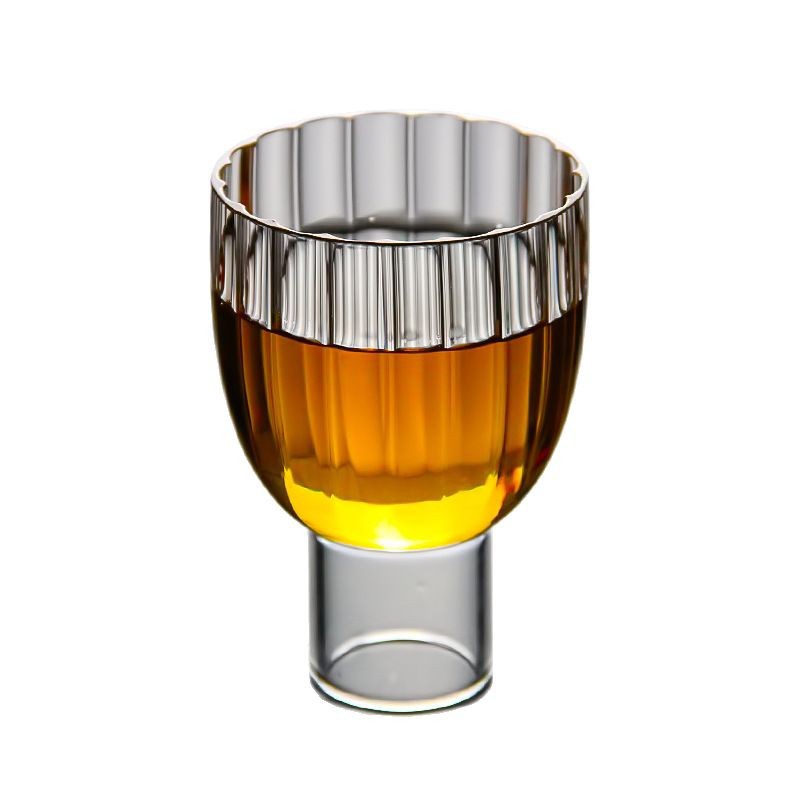 High Borosilicate Glass Transparent With Foot Coffee Wine Creative Ins Style Women's Tea Hot Drink Water Cup Heat_voghion.com