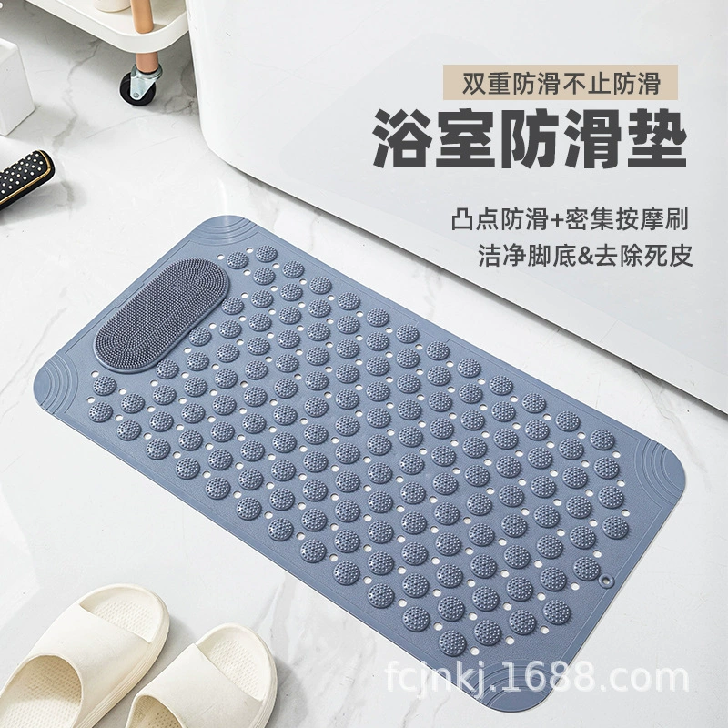 Ванная комната противоскользящая водостойкая ванная комната утолщенная конопляная пятно сшитая ванная комната туалет коврик для бассейна