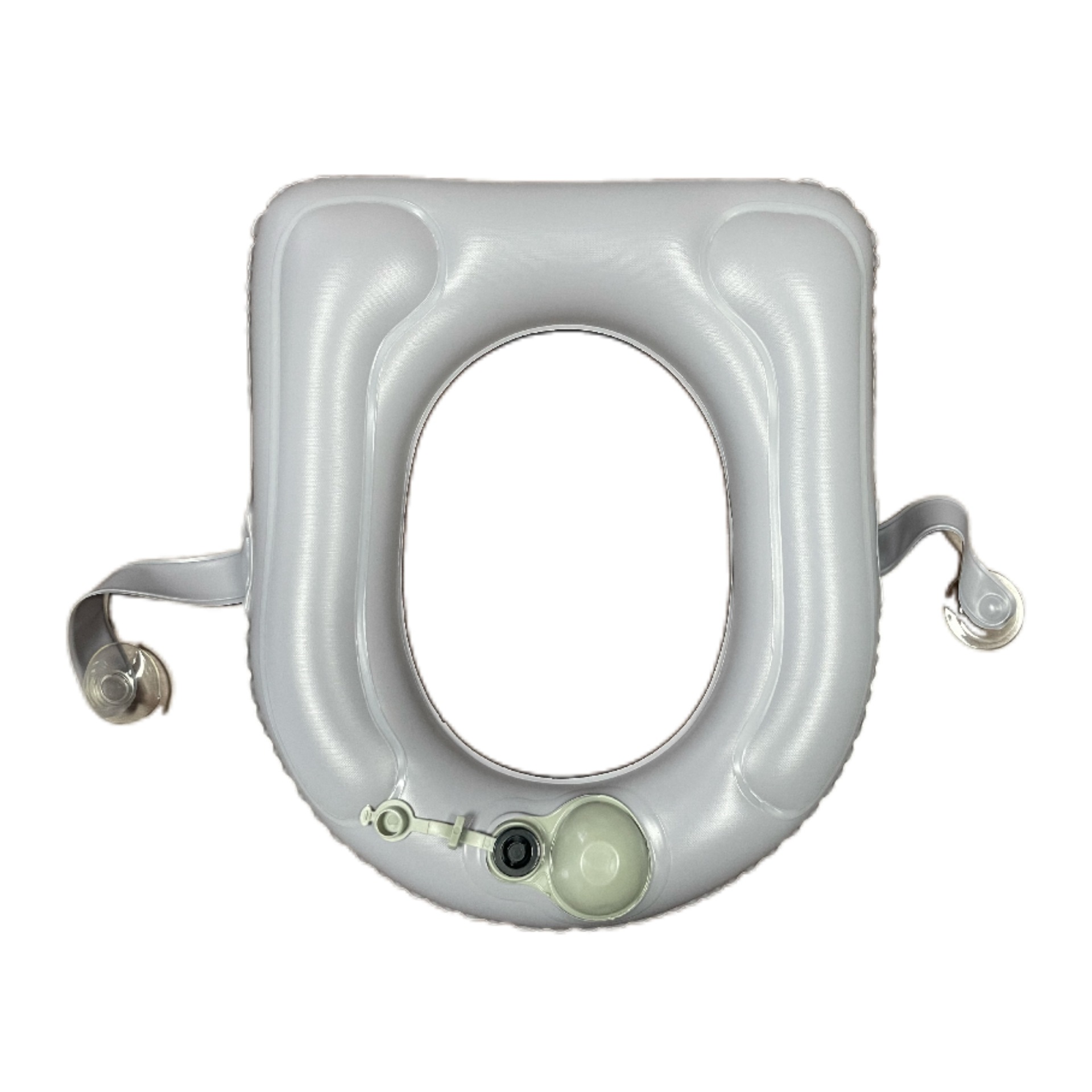 Cojín de inodoro de soplado de PVC inflable al por mayor Cojín de asiento de acné antipresión Cojín de inodoro de ventosa inflable