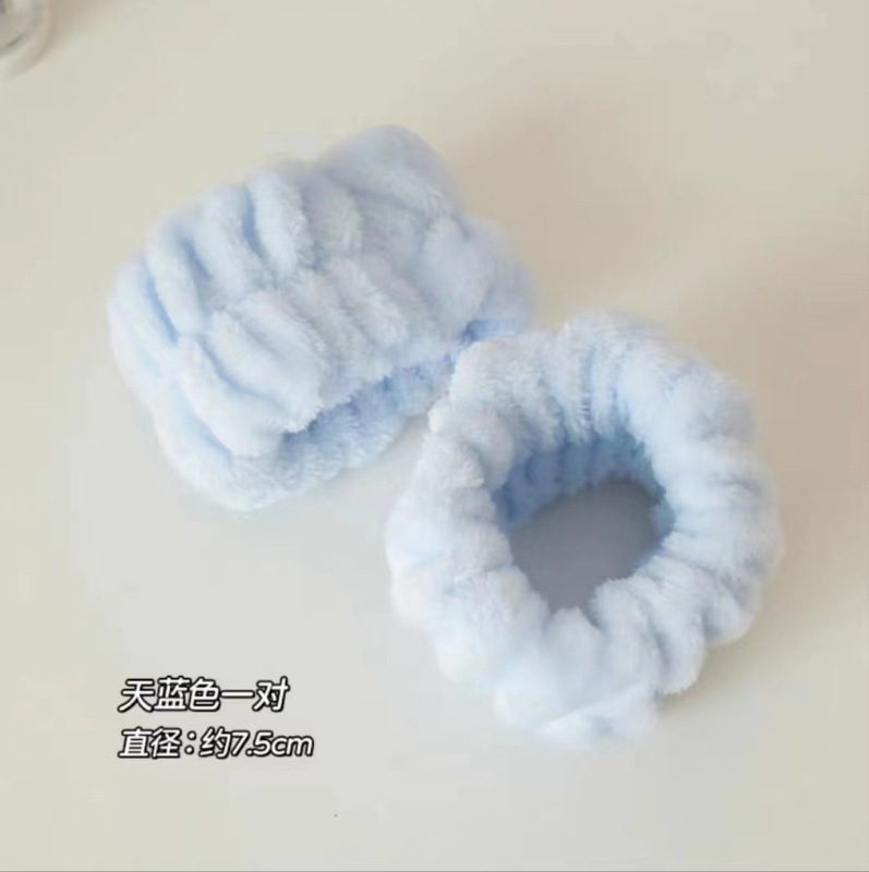 洗顔用防湿スリーブ、洗顔用リストバンド、吸水性リストバンド、汗拭きリストバンド、女性用ぬいぐるみヘアゴム|undefined