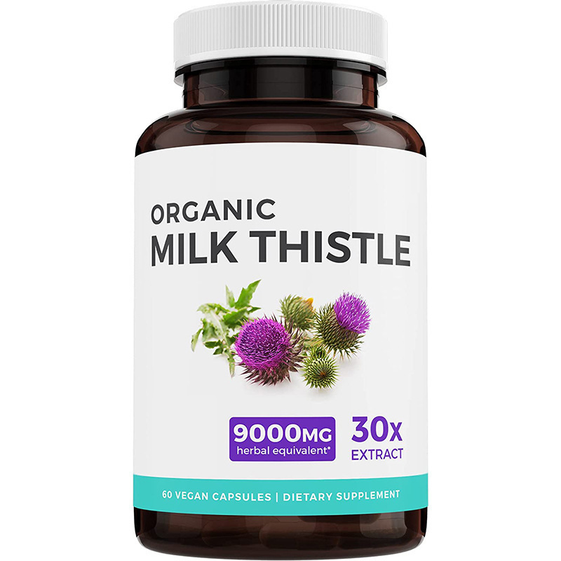 Milk Thistle Capsules Milk Thistle Seed Extract Vegetarian 60 Pigs…