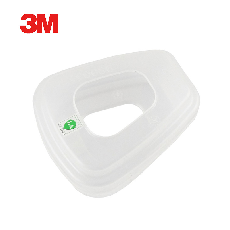 Máscara de gas 3M7502, media máscara, tipo cómodo, protección respiratoria, filtro de silicona con caja de filtro de algodón.