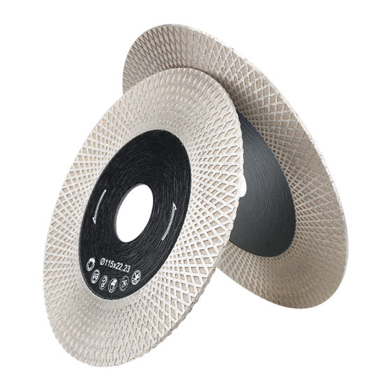 4.5 inch 5 inch sintered diamond grid corrugated saw blade granite marble tile cutting piece grinding chamfer