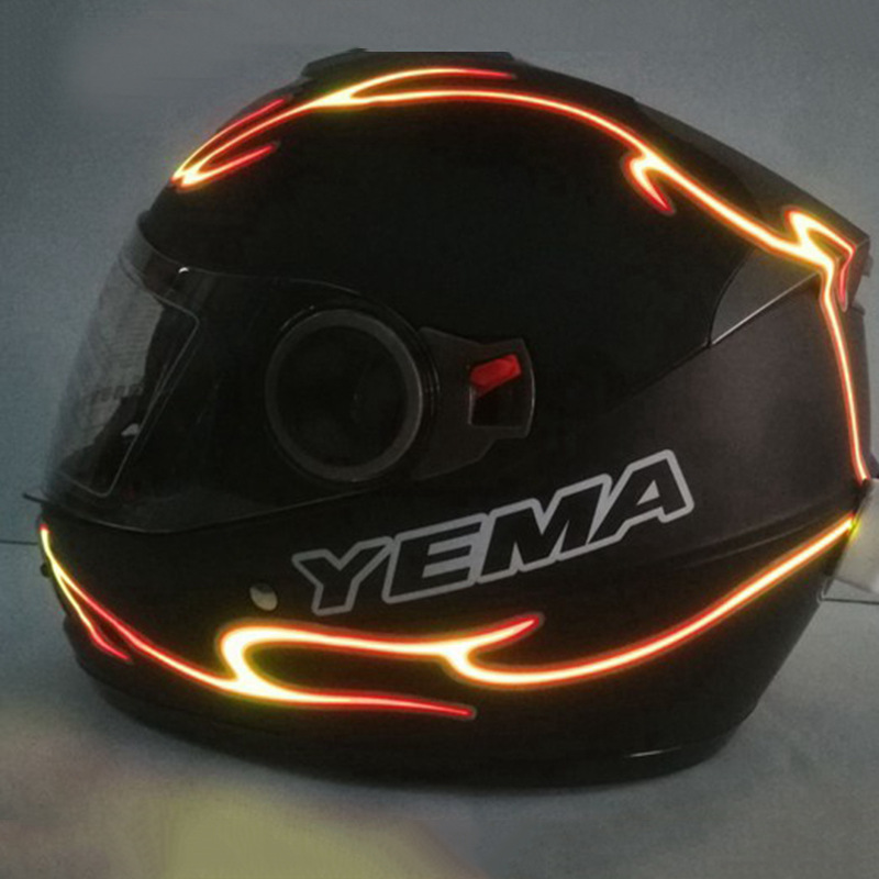 Motorcycle Helmet Light Strip 4