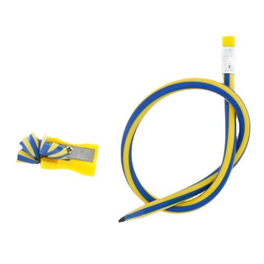 Prizes Creative Stationery Writing Constantly Cute Deforming Soft Pencil Elastic Bending Constantly Deforming Soft Pencil