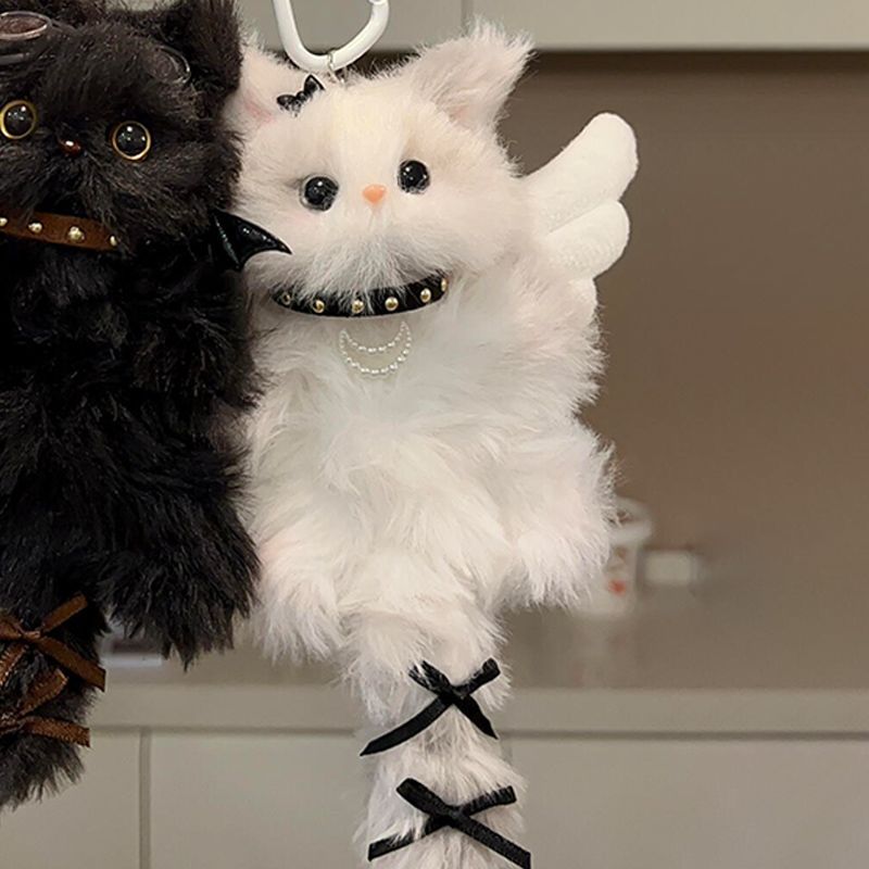 Halloween Twist Stick Kitty Colgante hecha a mano DIY material bolsa colgante regalo de cumpleaños para novia