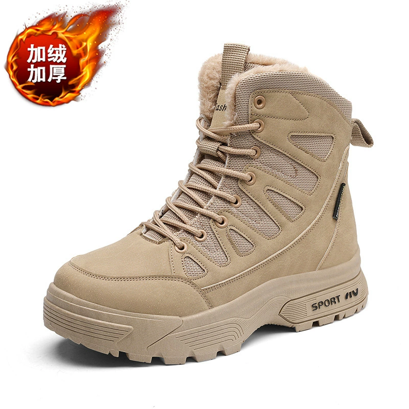 Мужские зимние ботинки (Martens), тёплая подкладка, английский стиль