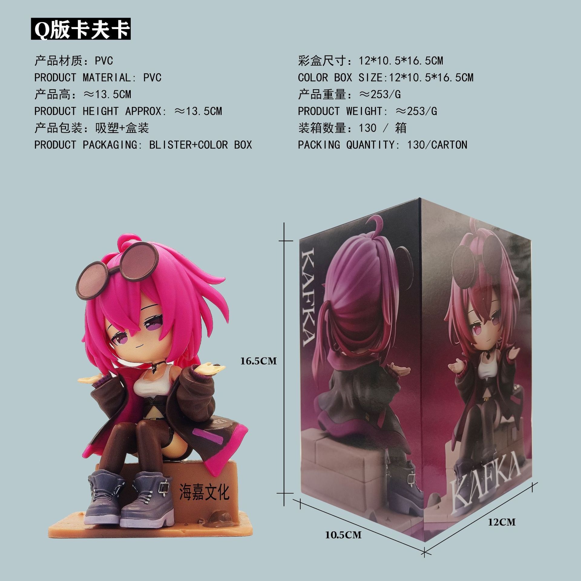 앉은 자세 SD 피규어 14cm PVC 책상 장식 선물용