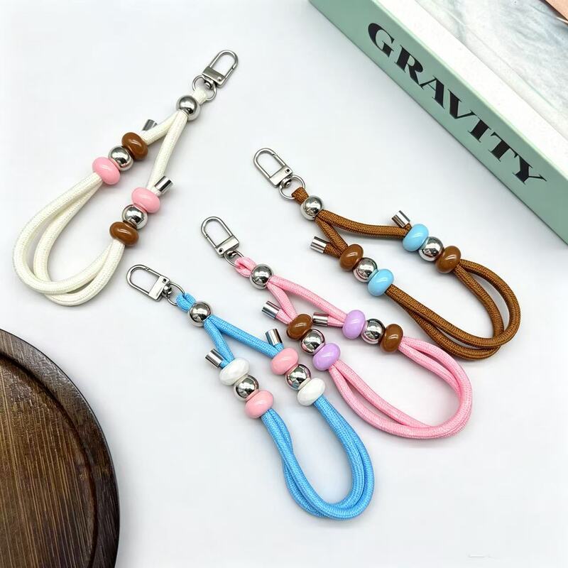 Mobile phone lanyard, fashionable and versatile beaded wrist strap, phone chain, bag chain, water bottle strap, hand-held strap, keychain – wholesale