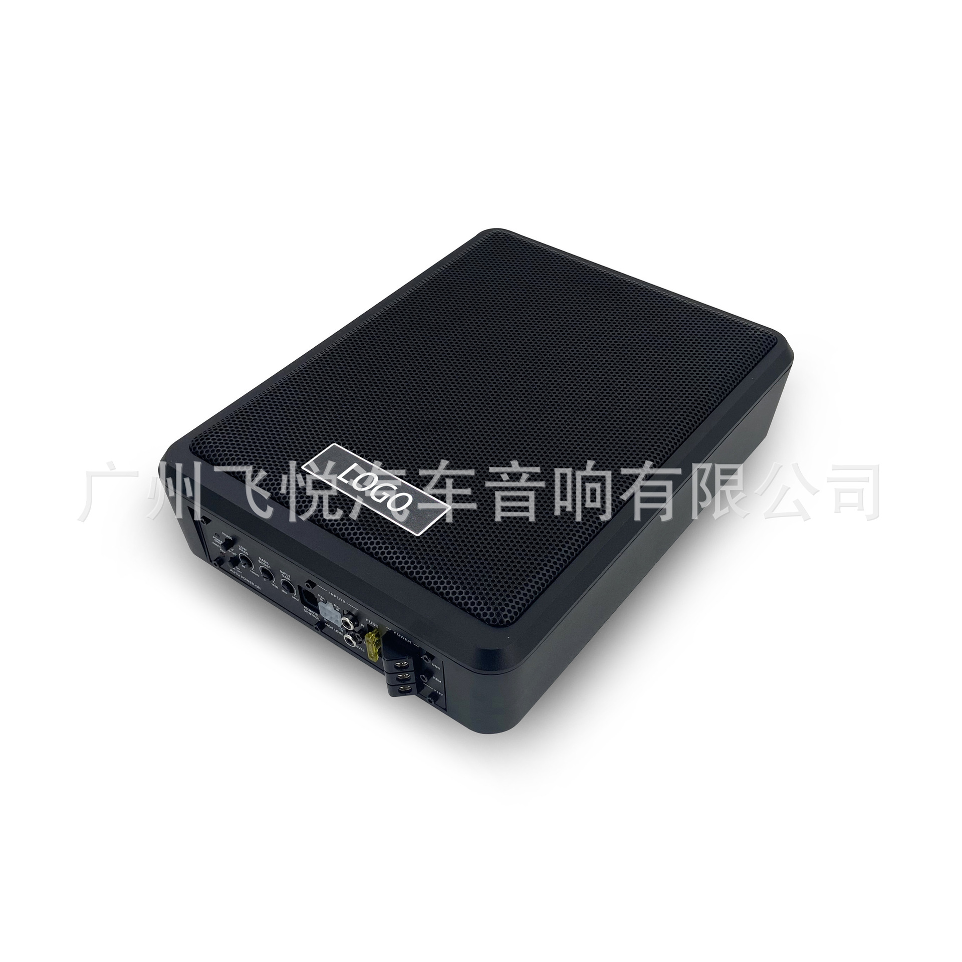 Factory wholesale ultra-thin subwoofer aluminum alloy 6*8 inch active self-built amplifier seat monitor 12v Car audio