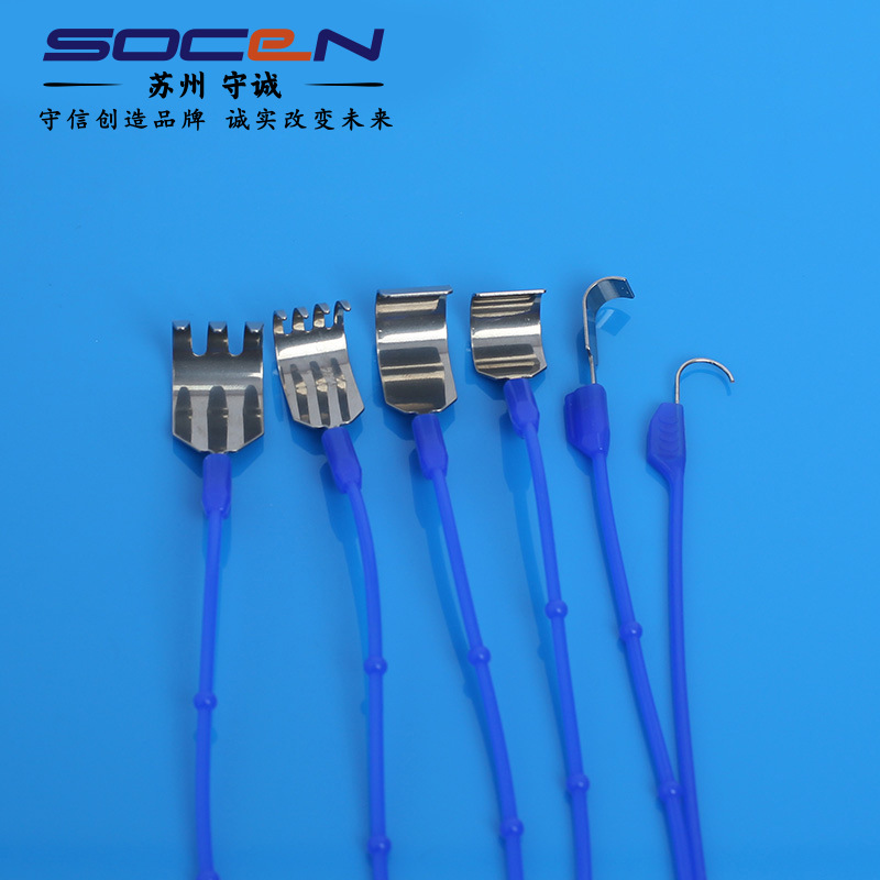 医用硅胶外科手术牵开器尖钩钝钩拉爪爪子五金配件固定器现货规格