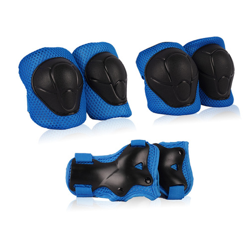 Helmet accessories, magnetic goggles, six-piece set of children's protective gear, helmet tail light