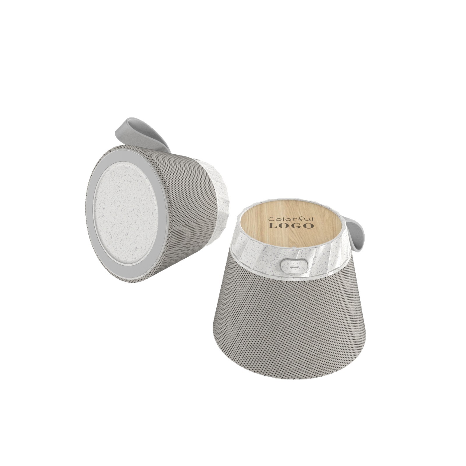 Magnetische telefoonhouder voor grensoverschrijdend gebruik met verlicht logo, draagbare mini Bluetooth-luidspreker voor thuis en bu buitenshuis_voghion.com