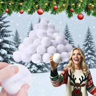 �羳���u����ѩ��SnowBall 5cm 7cm��ɫë���H���Α�������ë��
