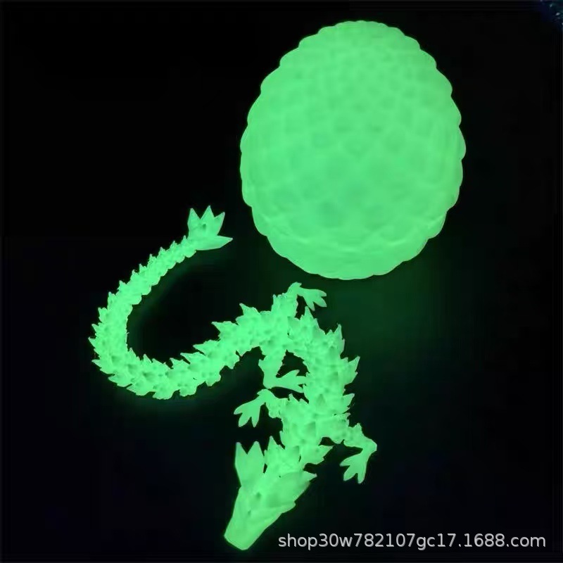 3D打印宝石龙摆件跨境爆款龙蛋关节龙玩具手办批发创意潮玩摆摊市|undefined