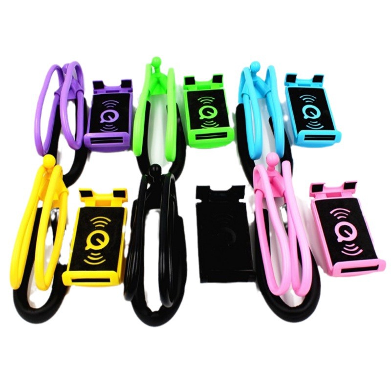 Soporte de teléfono móvil de escritorio informal tableta perezoso cuello universal colgando soporte de coche portátil creativo