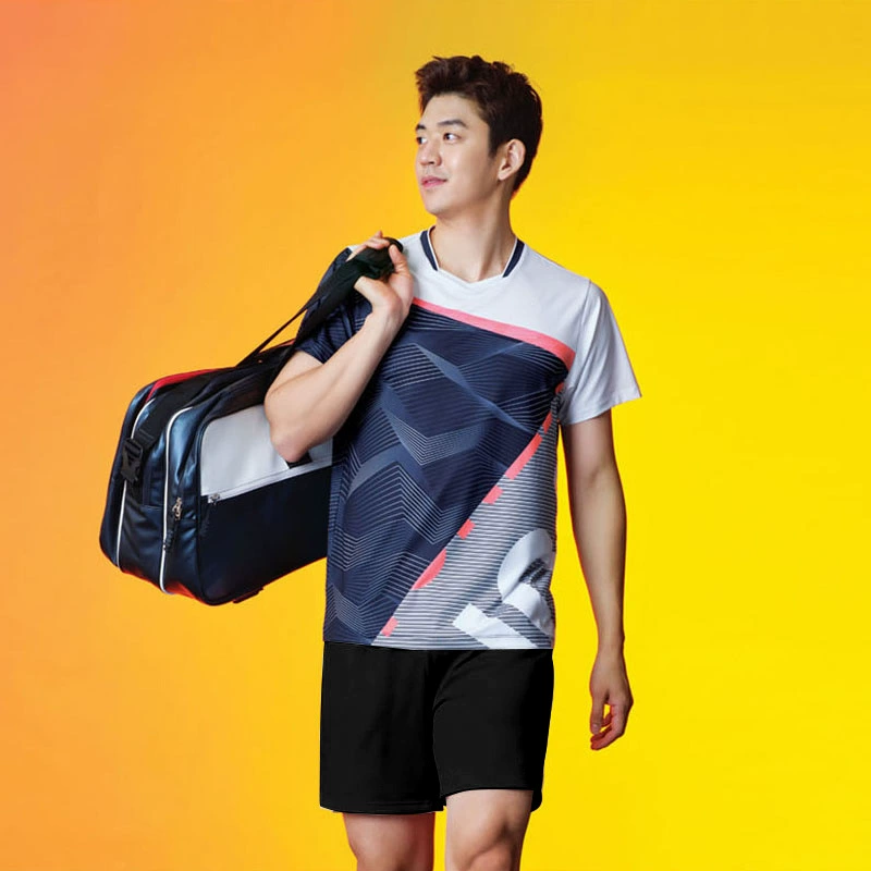 Summer uniform for badminton, quick dry set for training, with short sleeve