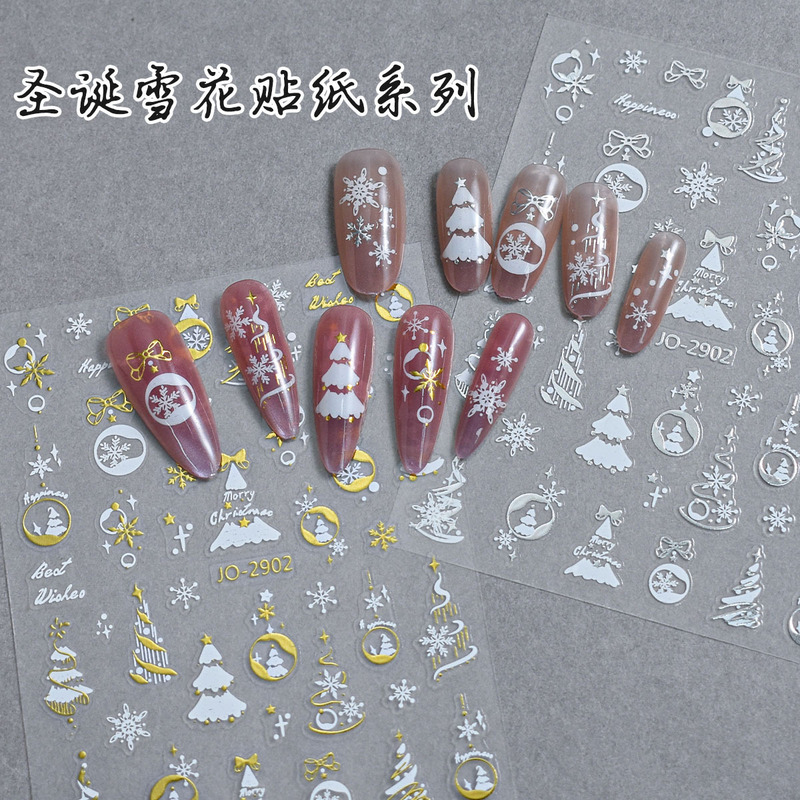 Christmas Series Nail Stickers New Christmas Nail Stickers Reindeer Snowflake Christmas Tree Ins Sweet Style Nail Stickers Christmas Series Nail Stickers New Christmas Nail Stickers Reindeer Snowflake Christmas Tree Ins Sweet Style Nail Stickers