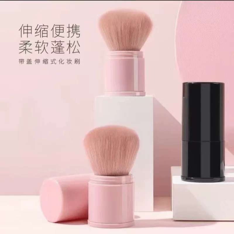 Handheld face blush, brush, makeup primer