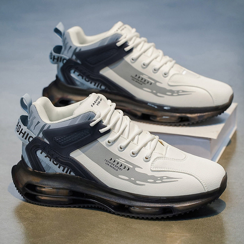 Giày chạy bộ nam đệm khí thoáng khí chống trượt giảm chấn kiểu dad shoes — 537 màu đen, 537 trắng xanh, 537 trắng đen