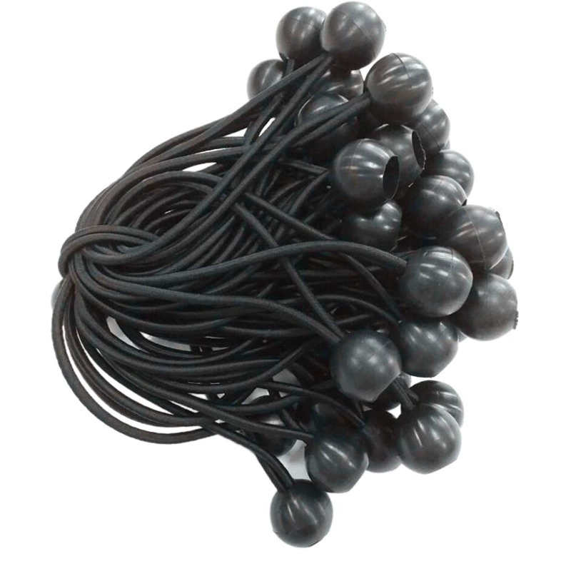 Поставка пластиковых шариков для эластичных веревок, многофункциональных шариков для крепления и связывания тентов и батутов с высокой эластичностью