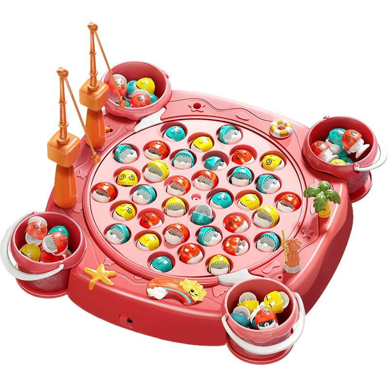 Электрические магнитные игрушки Diaoyutai для детей раннего образования, развивающие музыкальные интерактивные игрушки для игр для мальчиков и девочек, оптовые подарки