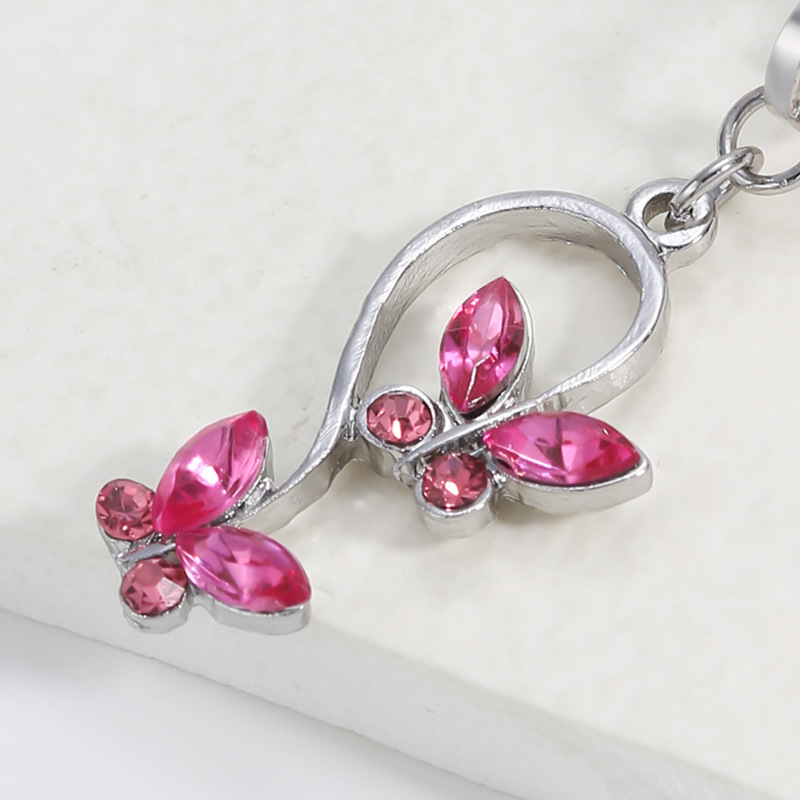 Ear cuff farfalla ametista senza piercing gioielli alla moda_voghion.com