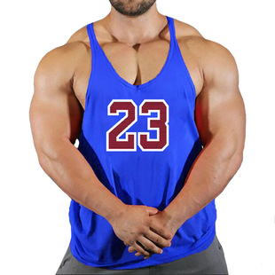 Summer Amazon Men's Sleeveless Vest Fitness Fitness Top