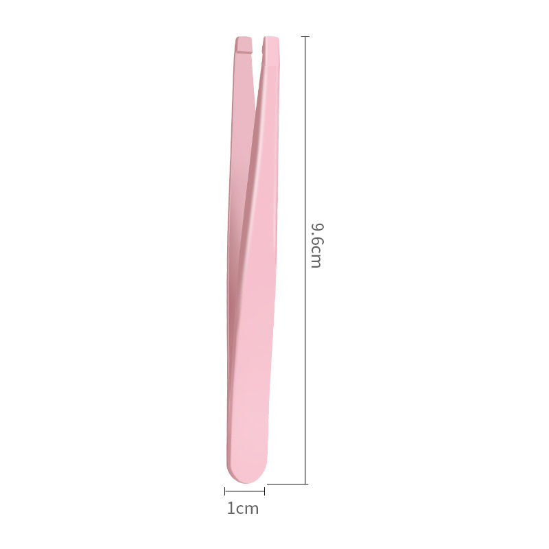 123mm pinzas de pestañas falsas sin pegamento coloridas pinzas de joyería punta herramientas de belleza de pestañas profesionales
