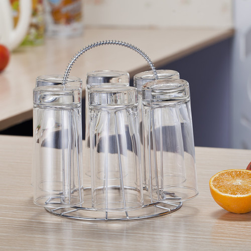 Creative home drain cup rack tea cup rack wine glass rack upside down rack iron cup rack manufacturer wholesale