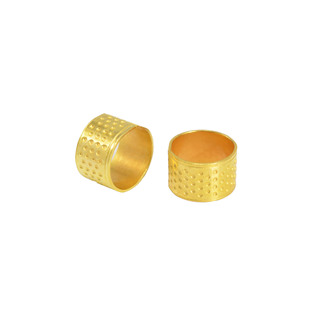 Household sewing DIY tool copper thimble Golden Thimble household sewing press needle holder thimble hoop 2G