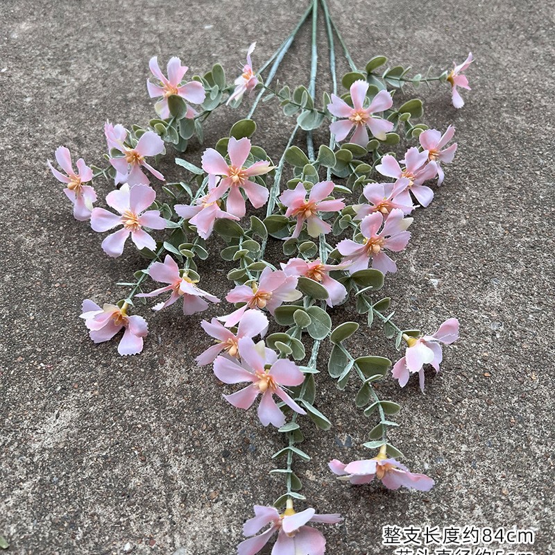 Simulación del Día de San Valentín rosa fabricante 3 sola rama multi-cabeza rosa decoración de la boda flor falsa al por mayor