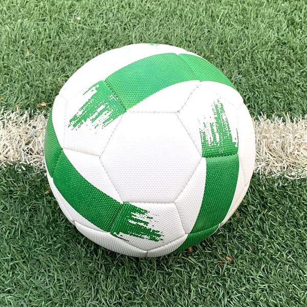 3.5 thickened explosion-proof team logo football white and green