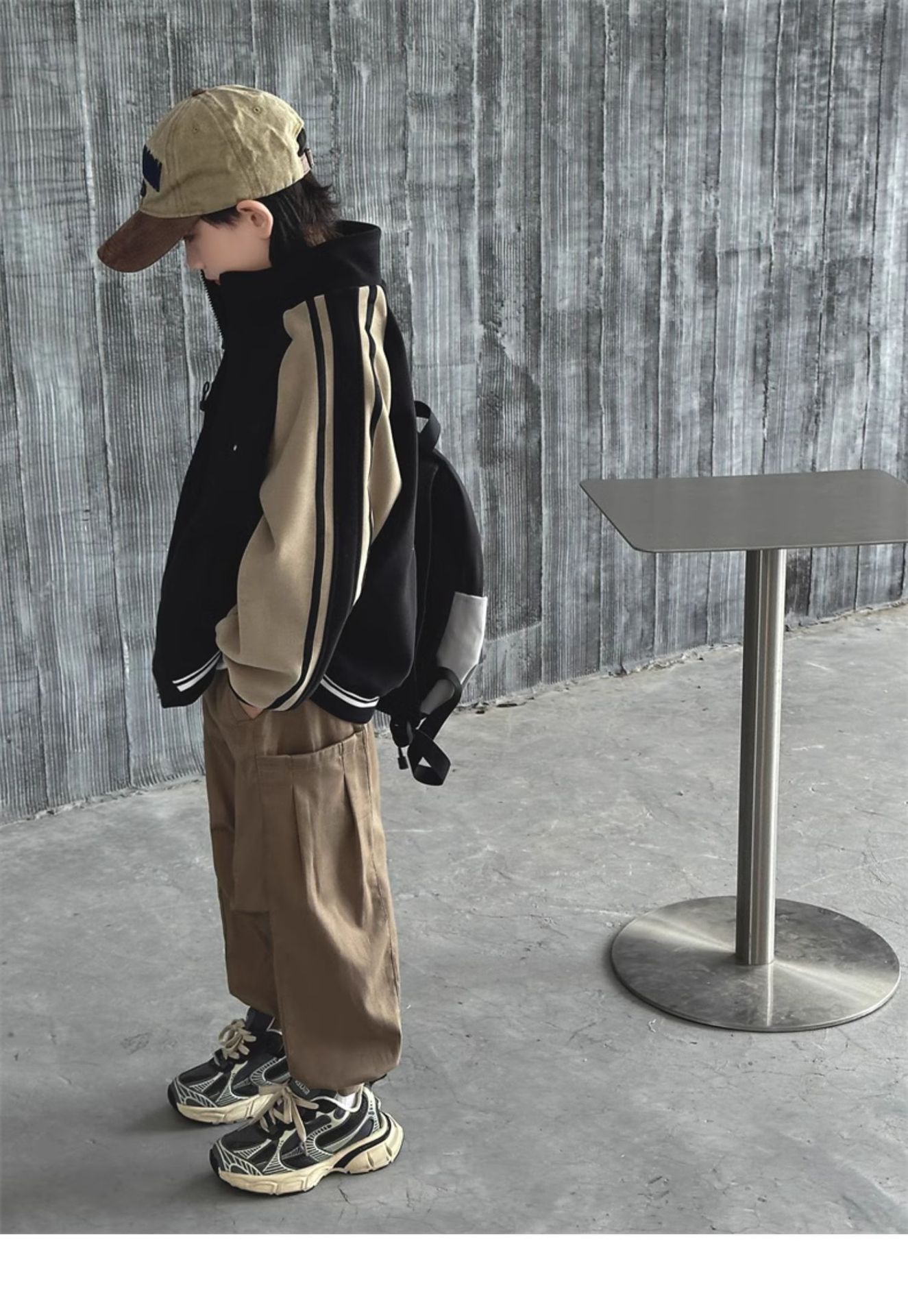 2024 New Loose Jacket, Spring and Autumn Versatile Cardigan, Boys' Handsome Hoodie, Baseball Jacket_voghion.com