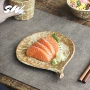 家用日式窑变釉下彩寿司盘