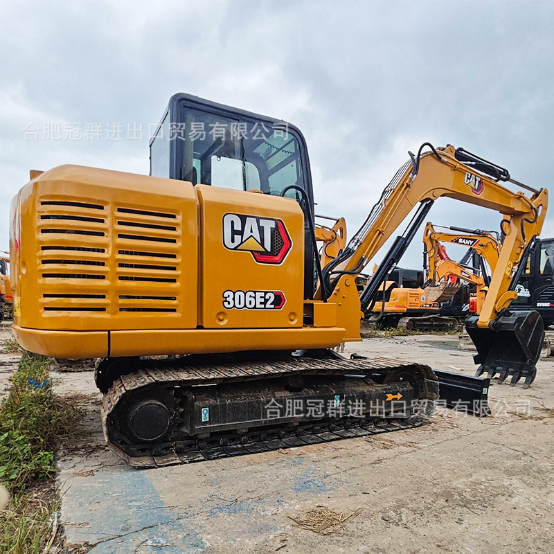 Excavadora de orugas de segunda mano cat306e motor de movimiento de tierras japonés image 4