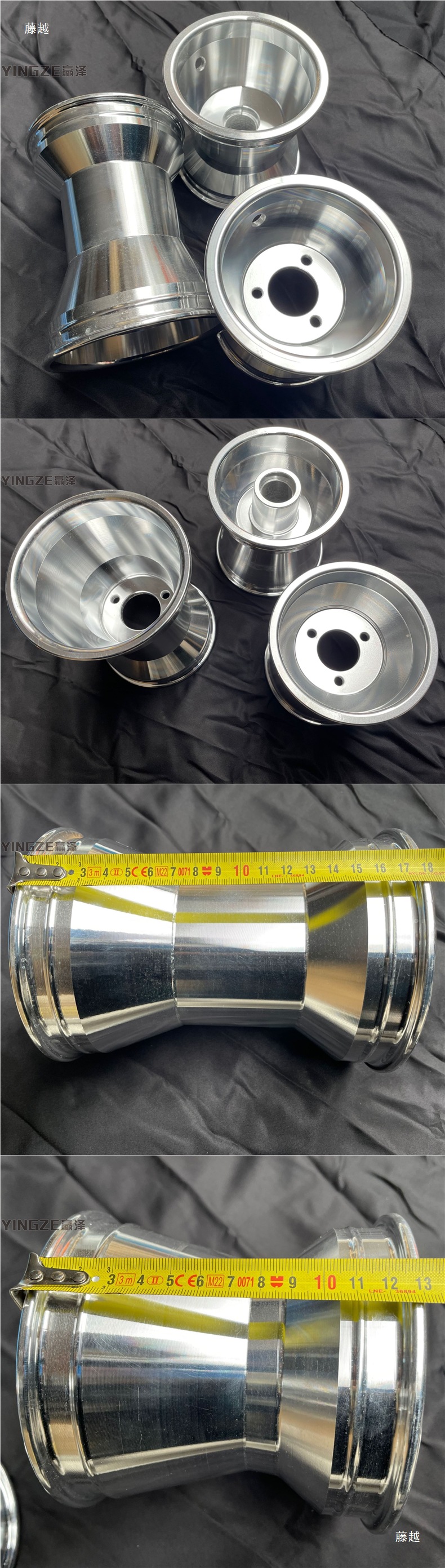 Drift Racing Four-Wheel Kart Motorcycle Accessories 10X4.50-5 11X 7.1-5inch Aluminum Wheel Rim