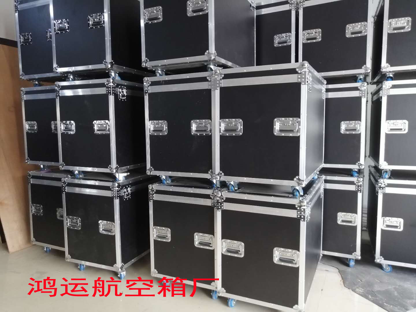 Caja de aviación de aleación de aluminio personalizada, caja de herramientas de hardware, caja de instrumentos impermeable y resistente a la presión, caja de envío logístico, caja de línea, aviación